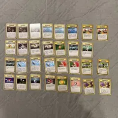ポケモンカード　旧裏　トレーナーカードセット ３１枚