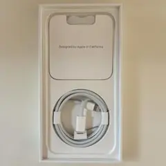 iPhone14空箱　Apple Lightningケーブル