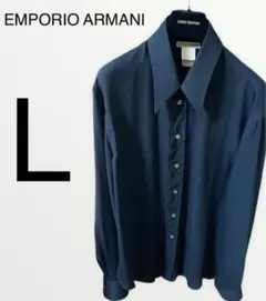 EMPORIO ARMANI  エンポリオアルマーニ　ドレスシャツ　シースルー
