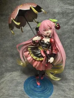 桜ミク フィギュア　リペイント　桜ドレスver 初音ミク AMP +