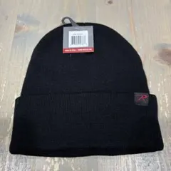 【送料無料】新品未使用タグ付きROTHCO ロスコ ニット帽ビーニー Black