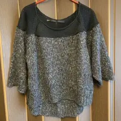 ミュラーオブヨシオクボ⭐︎グレー系ニットトップスのサムネイル