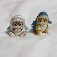 モフサンド　サメにゃんマスコットフィギュア　カプセルトイ