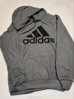 adidas パーカー グレー