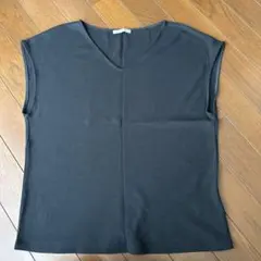 theory luxe ブラック ノースリーブ Tシャツ　サイズ　38