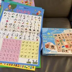 KUMON もじつみきデラックスセット　学習ポスター6枚のサムネイル