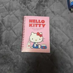 激レア✨️ハローキティ スイーツレストラン ウェイトレス キティ　ミニリングノート 4901770641447-S.jpg