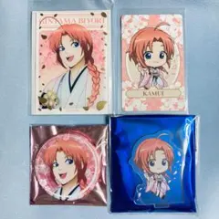 銀魂 HANA・BIYORI 銀魂日和 神威 缶バッジ アクカ アクスタ カード