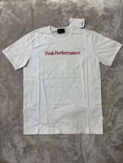 ピークパフォーマンス　メンズ　ロゴTシャツ　希少な刺繍ロゴ