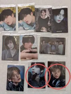 ツインウエハース　txt シール　テヒョン