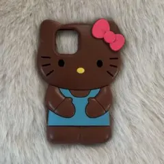 日焼けキティ　ガングロ　iPhone11 pro スマホケース