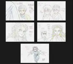 テレビアニメ 鬼滅の刃 無限列車編 原画ポストカードセットA