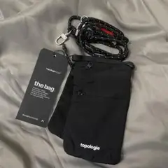 ポロジー ブラック 旅行用バッグ ナイロン ジッパー付き topologie