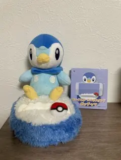 Pokemonポケモン ポッチャマ ぬいぐるみ スマホスタンド ポケモンセンター
