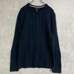 【BANANA REPUBLIC】　ケーブルニット　（ＸＬ）　セーター　メンズ