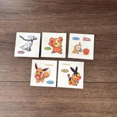 ポケモンシール ジガルデ ヒメグマ モクロー ポカブ イーブイ