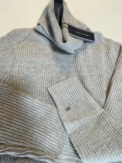 トミーヒルフィガー ワンピース タートルネック リブ編み セーター