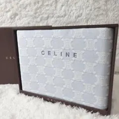 CELINE】セリーヌ 膝掛け ブランケット ハーフケット - メルカリ