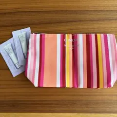 【新品未使用】CLINIQUE x kate spade コラボ ポーチ　メイクのサムネイル
