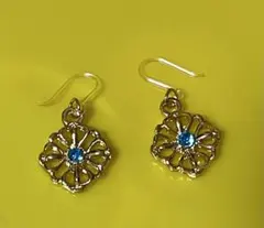 k18金と購入したチェーンがメッキだったので、磁石反応なしのパーツを樹脂ピアスに