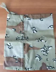 迷彩柄 巾着袋 巾着ポーチ / 既製品