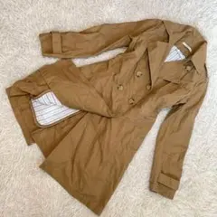 アングリッド/トレンチコート/ブラウン/綿100%/ライナー取り外し可/春秋