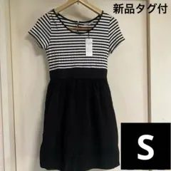 ★新品タグ付★ SCOT CLUB ストライプ 半袖ワンピース 1 ヤマダヤのサムネイル