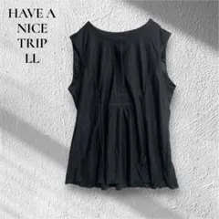 【HAVE ANICE TRIP】【LL】光沢　透け感　お尻丈　ノースリーブのサムネイル