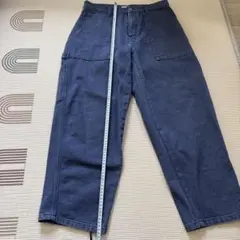 NIKO AND... JEANS ネイビー ワイドパンツ Lサイズ