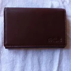 【新品】Crocodile ブラウンレザー 名刺入れのサムネイル