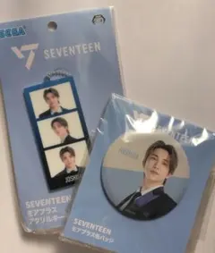SEVENTEEN モアプラス ジョシュア アクリルキーチェーン 缶バッジ