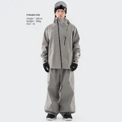 【新品】[アクレイス] スキーウェア メンズ 上下セット JP Mサイズ