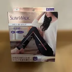 SLIM WALK 着圧レギンス M ブラック