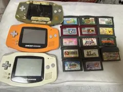 ゲームボーイアドバンス 3台　ソフト14本