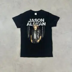 00s Jason Aldean ツアーTシャツ ブラック バンド カントリー