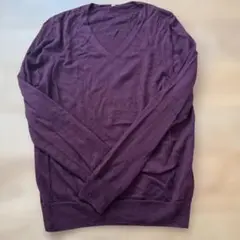 バーガンディ ニット