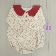 花柄ロンパース 80サイズ