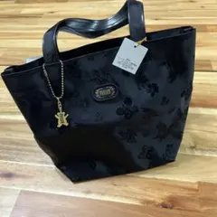 FEILER ブラック花柄バッグ