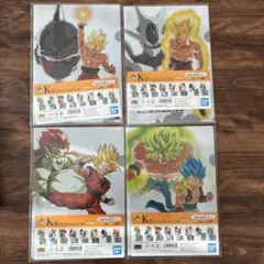 ドラゴンボール　A4•A3クリアファイル 4枚セット