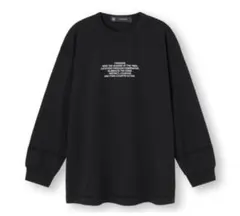 GU アンダーカバー ヘビーウェイト グラフィックT ロンT ブラック 黒 S