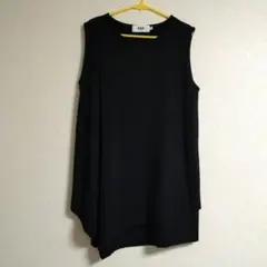 美品【アズールバイマウジー】アイスクリーン レイヤードタンク ブラックのサムネイル