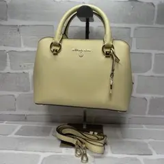 (美品)大人気、マイケルコース、2wayバッグ、オールレザー、サフィアーノ、3層