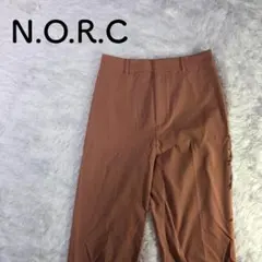 N.O.R.C カジュアルパンツ テラコッタ Mサイズ