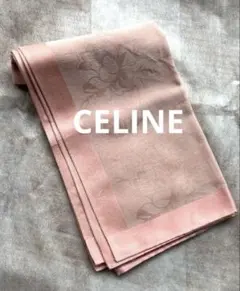 CELINE セリーヌ ハンカチ 花柄 ピンク ヴィンテージのサムネイル