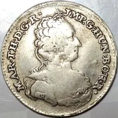 オーストリア 1780年 女帝マリアテレジア 双頭の鷲 ターラー銀貨 7757