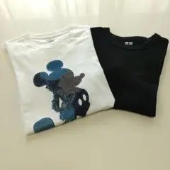 ユニクロ UT Tシャツ ディズニー白 ユニクロU黒 レディース