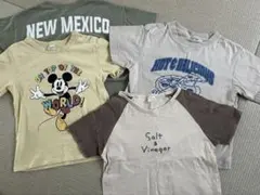 120 ミッキーマウス Tシャツ ４枚セット