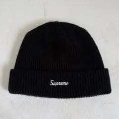 Supreme ルーズゲージビーニー 25aw ニット帽 黒カナダ製