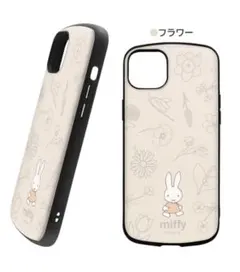 新品　イングレム iPhone 15 Plus ミッフィー 耐衝撃ケースフラワーのサムネイル