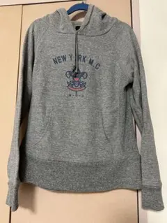 NEW YORK M.C. ロゴ スウェット パーカー グレーのサムネイル
